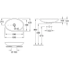 раковина villeroy & boch loop & friends 51511001 накладная, 63x43 см, альпийский белый
