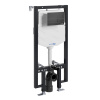 Система инсталляции для унитазов WasserKraft Vils 56TLT.010.ME.MB04 с кнопкой смыва, цвет хром