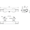 термостат для душа ideal standard ceratherm t25 a7201xg