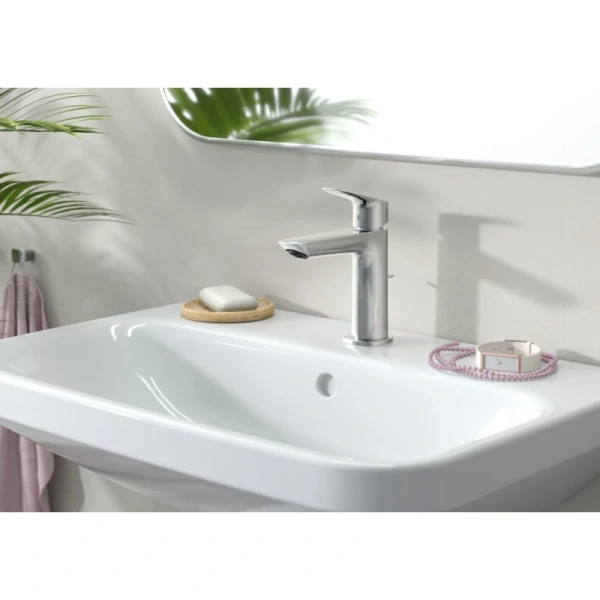 смеситель для раковины с донным клапаном hansgrohe logis 71251000