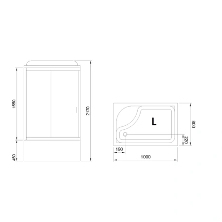 душевая кабина royal bath bp rb8100bp1-m-l