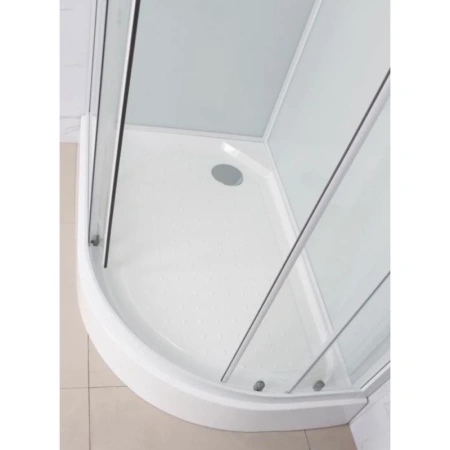 душевая кабина 100x80x220 см frank f418l white 418418 прозрачное