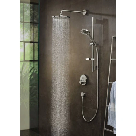 шланговое подсоединение hansgrohe fixfit s 26453000, хром
