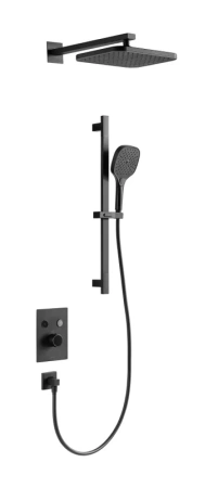 Душевой комплект ARROW AG3733SHMB-1, матовая черная