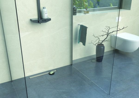 душевой трап 650 bettoserb drain frameless line арт. 13701231, хром матовый/ полая под плитку, без рамки комбинированный затвор
