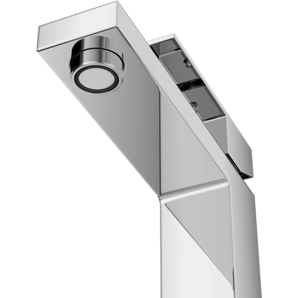 смеситель для раковины cezares slider slider-ls-01-w0 без донного клапана, хром