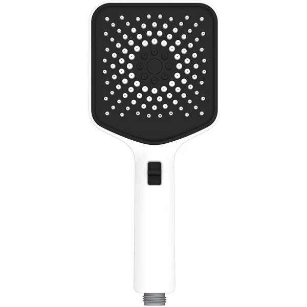 душевая лейка aquame aqm8502w 120 мм, 3 режима, белый
