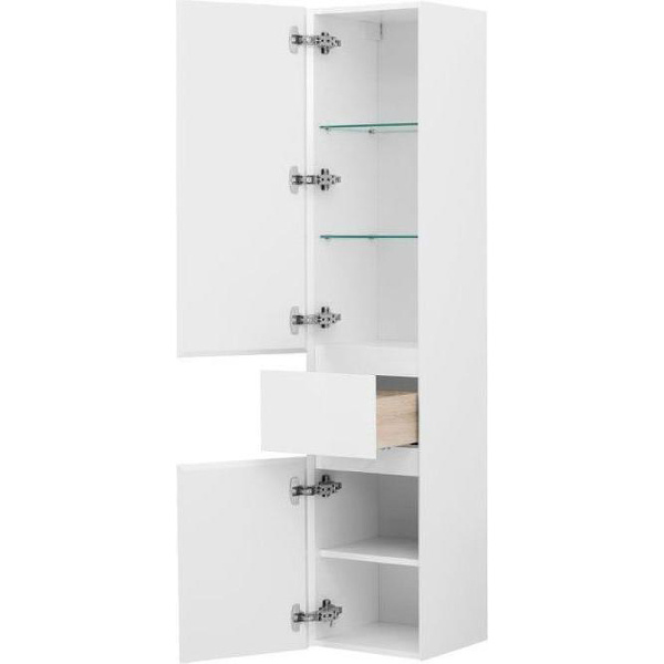 шкаф пенал aquanet йорк 35 l 209143 подвесной белый шкаф пенал aquanet йорк 35 l 209143 подвесной белый