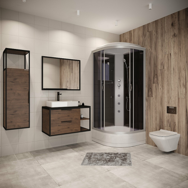 душевая кабина niagara classic 80x80 ng-3503-14g с гидромассажем