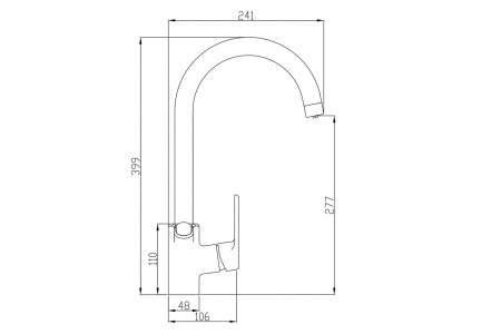 смеситель для кухни zorg steel hammer sh 901 satin