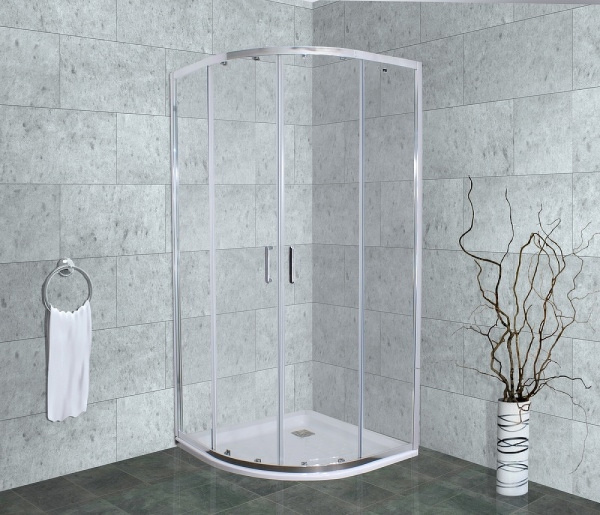 душевой уголок timo altti 100×100 altti-601с профиль хром, стекло прозрачное