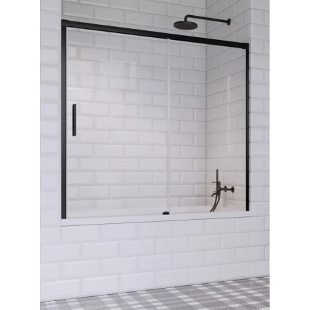 Шторка для ванны Radaway Idea Black PN DWJ 160 Right 10003160-54-01R прозрачное