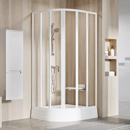 душевой уголок ravak supernova skkp6-80 80×80 3204o102z1 профиль белый, стекло прозрачное