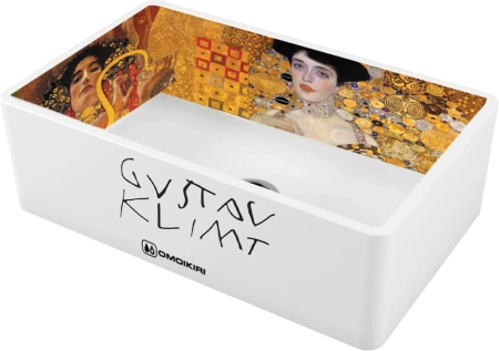 Мойка кухонная Omoikiri Mikura 76-Klimt white