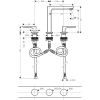 смеситель для раковины с донным клапаном hansgrohe metropol 32515700