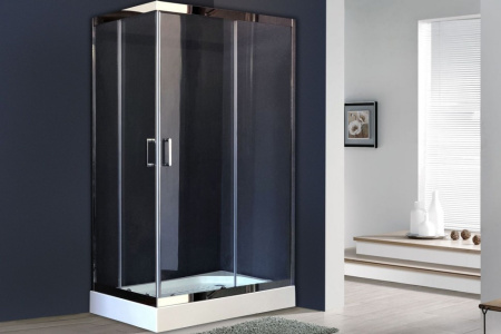 душевой уголок royal bath rb8120hp-t-ch-r с поддоном