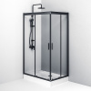 душевой уголок am.pm gem 120×80 w90g-404-120280-bt профиль черный матовый, стекло прозрачное