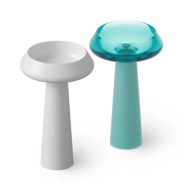 раковина dea design pedestal basin dd2046 545 18 напольная, без отв., solid surface, 54.5x54.5х90см., white №18