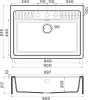 мойка кухонная omoikiri kinokawa 90-wh белая