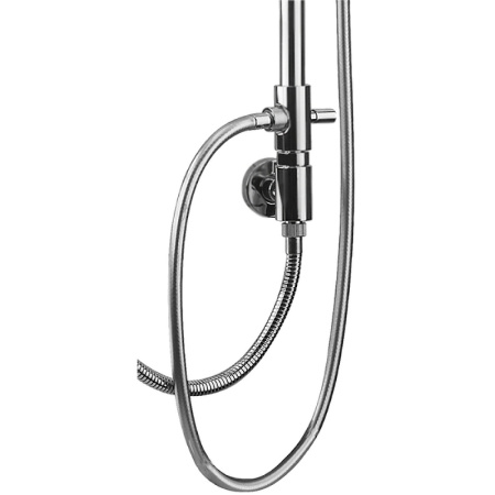 душевая система webert comfort ac0675015metal цвет хром