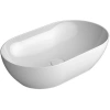 Раковина GSI Pura 883411 накладная, 60x37 см, Bianco lucido (Белый глянец)