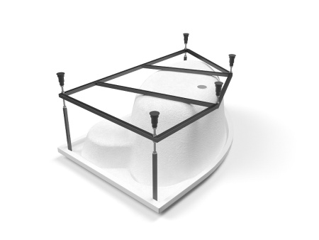 акриловая ванна cersanit kaliope 153x100 r 63442 без гидромассажа