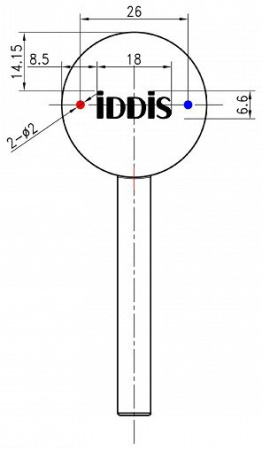 душевая система d&k gondolla da1023701b14 с изливом, цвет хром