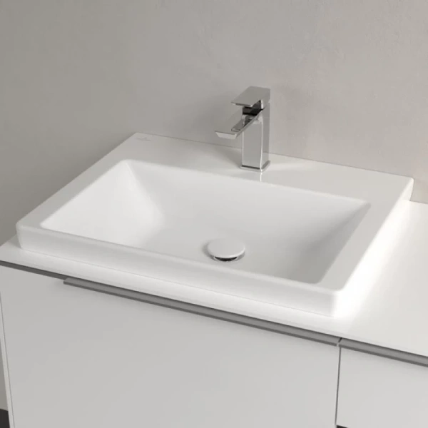 раковина 60x47 см villeroy & boch subway 3.0 4a706l01