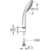 душевой набор grohe euphoria mono 27354000