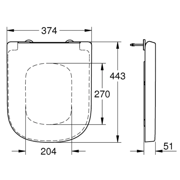 сиденье для унитаза grohe euro ceramic 39331001