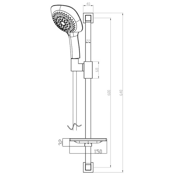 душевой гарнитур lemark lm8068c хром