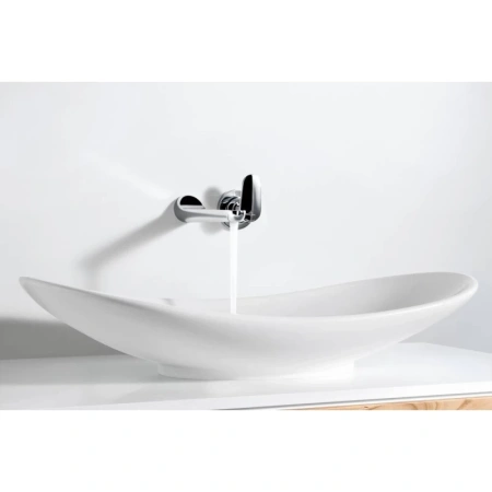 раковина villeroy & boch my nature 411080r1 накладная, 81x41 см, альпийский белый с покрытием ceramicplus