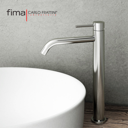 смеситель для раковины fima carlo frattini spillo up f3031/hxscr цвет хром