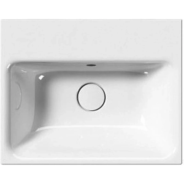 раковина gsi nubes 9682111 подвесная, 50x40 см, bianco lucido (белый глянец)
