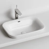Раковина Ceramicanova Element CN6041 встраиваемая, сверху, 58x40 см, белая