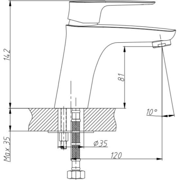 комплект смесителей orange mari m07-311cr два смесителя + душевой гарнитур orange o-shower