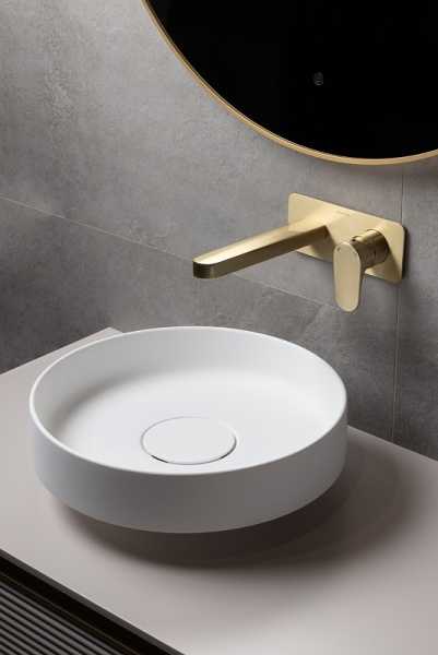 раковина-чаша boheme corian 40 801-mw белая матовая