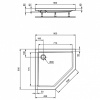 душевой поддон 90×90 см ideal standard k278301 hotline