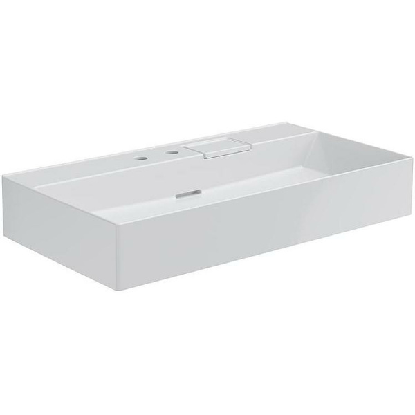раковина kerama marazzi logica 90 lo.wb.90.2 белая глянцевая