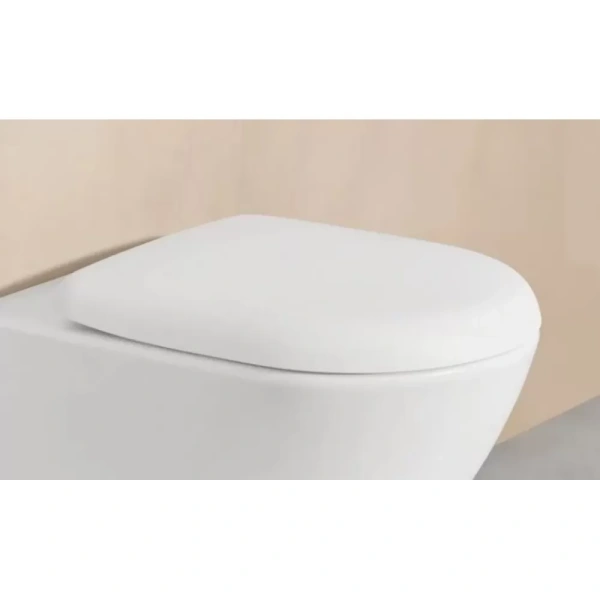 сиденье для унитаза villeroy & boch antao 8m67s1rw с микролифтом, быстросъемное, цвет белый матовый