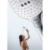 ручной душ hansgrohe raindance select 120 air 3jet ecosmart 9л/мин белый/хром 26521400