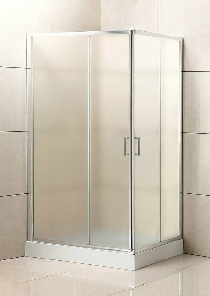 душевой уголок belbagno uno 120×80 uno-195-ah-2-120/80-p-cr профиль хром, стекло рифленое