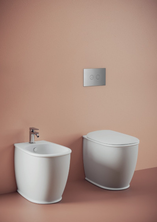 кнопка для инсталляции artceram inox 715.000.bs цвет сталь матовая
