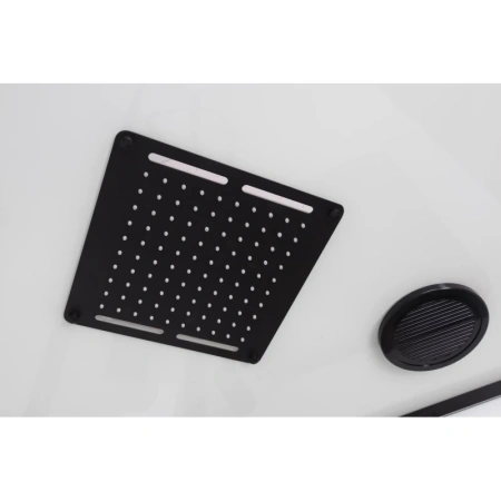 душевая кабина niagara premium 100x100 ng-6902-01g black с гидромассажем