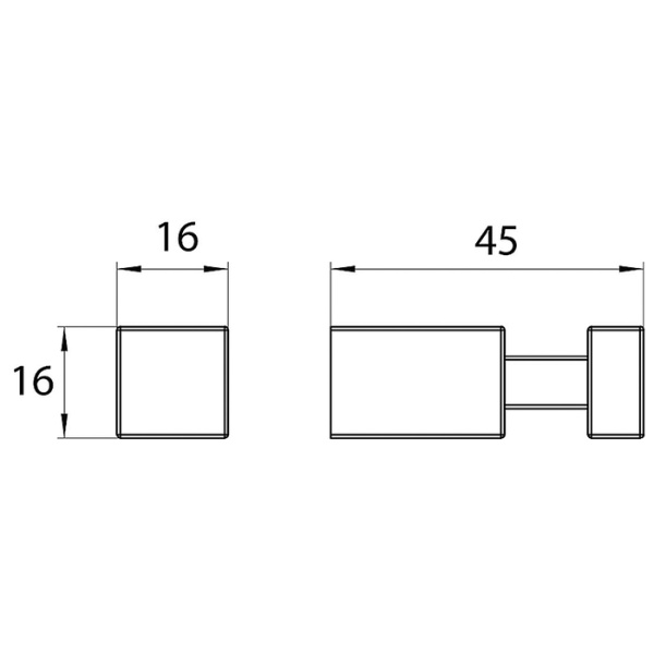Emco Emco Cue Крючок, цвет: хром Emco Emco Cue Крючок, цвет: хром