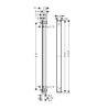 внутренняя часть axor one 48798180 для showerpipe