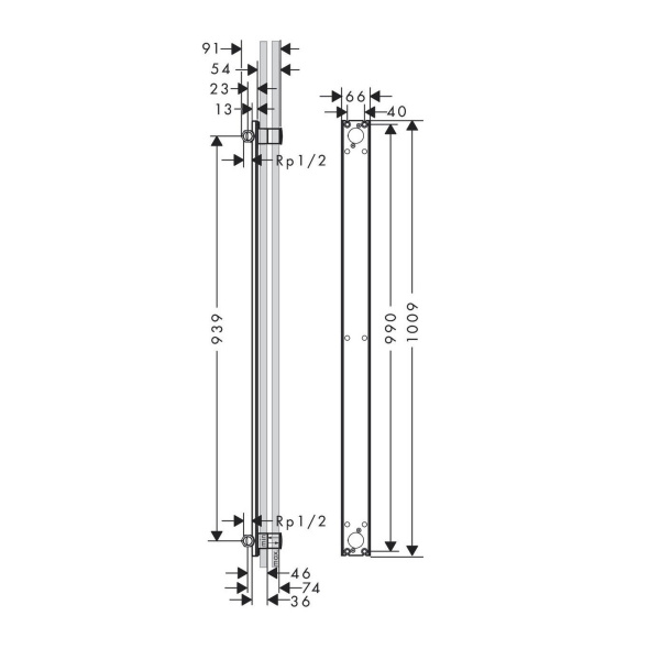 внутренняя часть axor one 48798180 для showerpipe