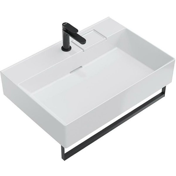 раковина kerama marazzi logica 70 lo.wb.70.1 белая глянцевая