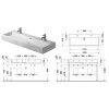 накладная раковина в ванную duravit vero 0454120072