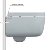 унитаз berges mascon rimless 082128 подвесной с сиденьем микролифт